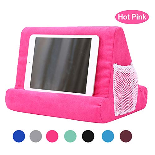 Soft Pillow for iPads, Multi-Angle Pillow Lap Stand，Tablet Computer Stand for eReaders, Smartphones
