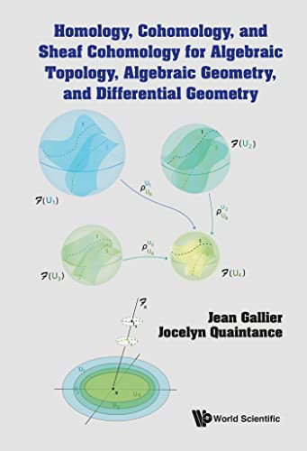 Homology, Cohomology, and Sheaf Cohomology for Algebraic Topology, Algebraic Geometry, and Differential Geometry