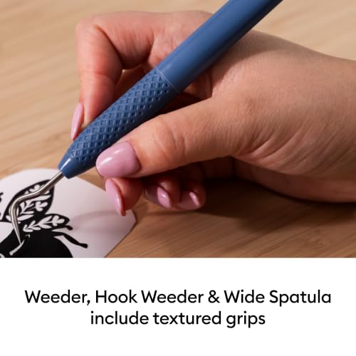 Image of Cricut Ultimate Toolset, Blue - 7 Precision Craft Tools | Weeder, Hook Weeder, Wide Spatula, XL Scraper, Small & Large Scissors, & Brayer -Perfect for Weeding Vinyl, Scrapbooking, DIY