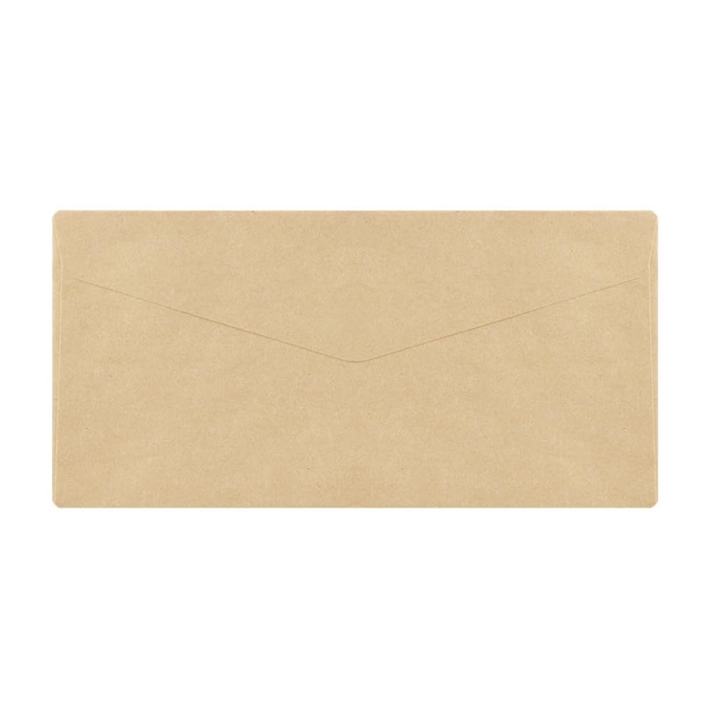 Enveloppes kraft vierges haut de gamme 11 x 22 cm pour invitations de prestige