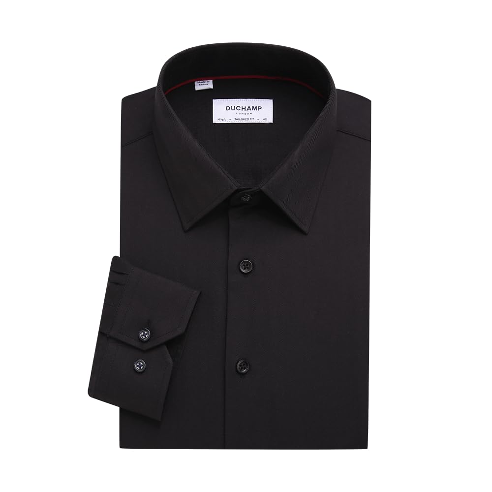 Duchamp London Herringbone Dress Shirt