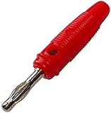 60V DC AERZETIX: 2X Enchufe Tipo de Banana Macho/Hembra Rojo 4mm 10A 60V DC Conector 60mm 4mm² C13987