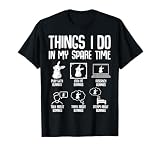 Things I Do in My Spare Time Bunny Rabbit Girls Kids Womens T-Shirt