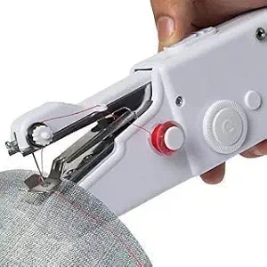 HAITRAL Electric Handy Stitch Sewing Handheld Cordless Portable Sewing Machine for Home Tailoring, Hand Machine Mini Silai Machine Stapler Sewing Machine (Built-in Stitches) [Handy Stitch Machine]