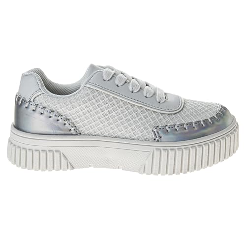 Josmo Kids Girl Sneakers Lace Up Casual Fashion Platform Shoes (Little Kid - Big Kid)3