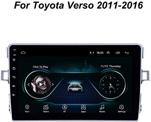 Android 9.0 GPS Navigationsgeräte Auto Ultradünne Multimedia Player für Toyota Verso 2011-2016 Bluetooth/AUX/USB/Lenkradsteuerung/Mirror