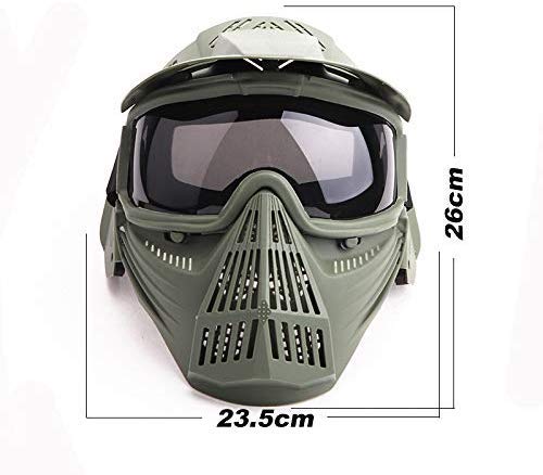 Airsoft Mesh Mask Airsoft For Tactical CS Survival Games - Eye Full ...