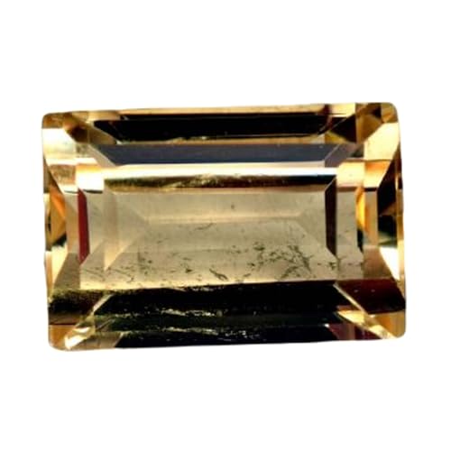 Citrine naturelle rectangulaire 16mm pour création de bijoux DIY