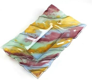 Large Ridges Slump Dish Mold for Slumping Glass
