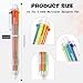36 Pack 0.5mm 6-in-1 Multicolor Ballpoint Pens Kids Party Favors Birthday Cute Students Children Gift Retractable Colored Pens for School Office Supplies End of Year Gifts for Students Teacher