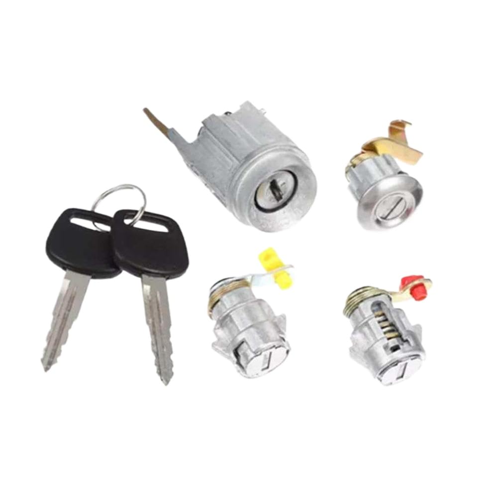 Ignition Switch Lock Cylinder with 2 Part# 69058-60041 69005-35130 D2191608 Compatible with Pickup LN80 LN81 VZN85 4Runner