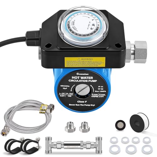 Hot Water Recirculating Pump with Sensor & Timer