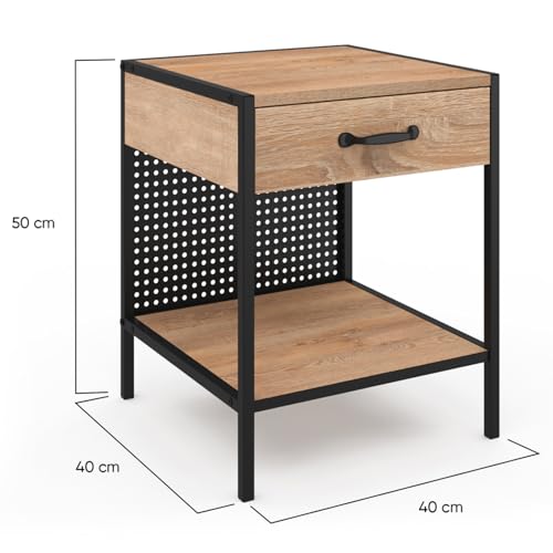 MARKET Tables de chevet PRESTON Bois et métal - vue 4