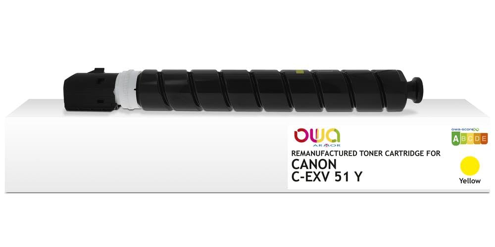 Cartuchos de tinta marca ARMOR modelo ARMOR OWA Toner Amarillo para CANON C-EXV 51 Y
