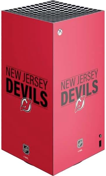 Skinit Decal Gaming Skin Compatible with Xbox Series X Digital Edition Console - Officially Licensed NHL New Jersey Devils Solid Background Design