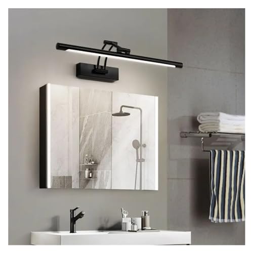 Applique murale miroir salle de bains LED blanche 46cm avec bras pliable - 4