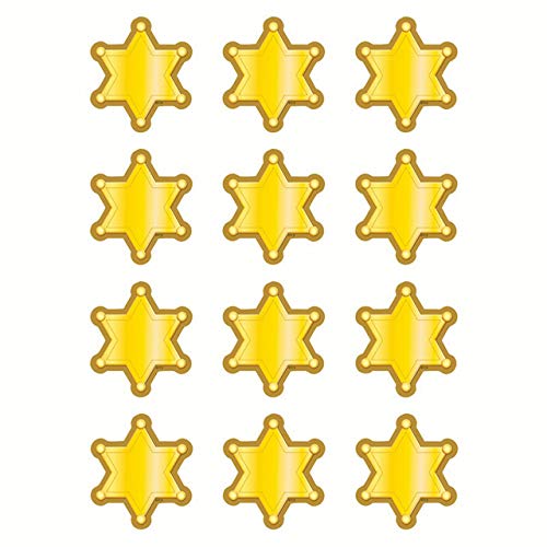 Teacher Created Resources Western Sheriff Badge Mini Accents (5536)