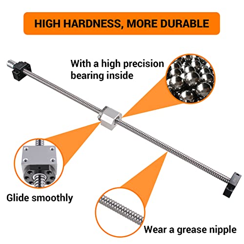 Bal Schroeven SFU1605-250mm met een enkele moer 1 ... – Vicedeal
