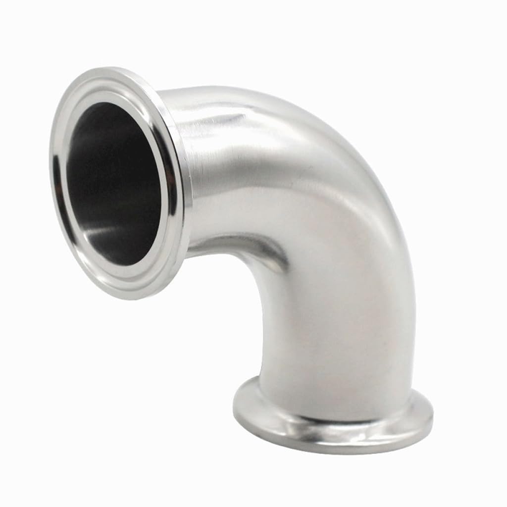 Accesorio for tubería de fundición, 1 pieza, codo de tres clips de acero inoxidable de 90 grados, accesorios de pinza for decoración de muebles, conector de tubería de acero inoxidable con tres abraza