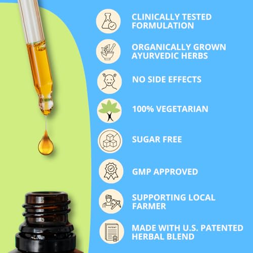 Image of Brainify Drops for Kids | 2-16 Years | 30ml | Supports Brain Development, Speech, Memory, Focus & Cognitive Function | 7 Time-Tested Natural Herbs Formulation | No Added Sugar & Preservatives