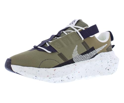Nike Crater Impact Mens Shoes Size 8.5, Color: Arm Brown Kelp/Cave Purple/Barely Volt/Sail-Arm Brown