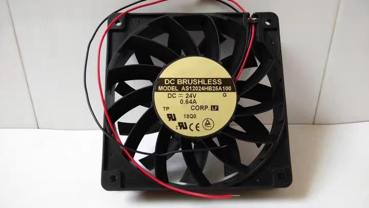 Ventilateur 120MM DC24V Puissant avec Débit d'Air Optimisé AS12024HB25A100