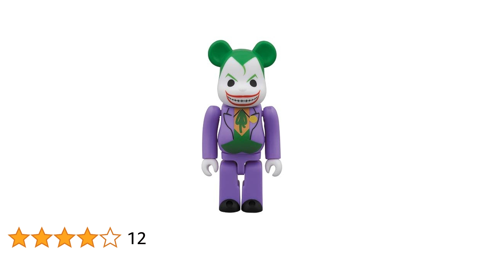 アメコミ MEDICOM TOY - BATMAN &amp; JOKER BE@RBRICK Medicom 400% + 100% Bearbrck ~ DC Comics The Joker @ Batman