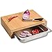 Produktbild Kesper | Schneidbrett mit Auffangschale, Material: Bambus, Maße: B: 37,5 x T: 27,5 x H: 9,5 cm, Farbe: Braun | 58354 13