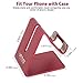 Desk Cell Phone Stand Holder Aluminum Phone Dock Cradle Compatible with Switch for iPhone 14 13 12 11 Pro Xs Xs Max Xr X 8 7 6 6s Plus 5 5s 5c, Office Decor Accessories Desk (Red)