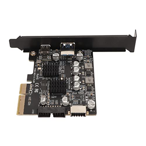 Tarjeta de expansión PCIe USB 3.2 de 10 Gbps Tipo C y Tipo E para PC de escritorio 7