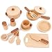 WANGNINGCHAO Décorations de Mariage de Jardin Jeu de kiosques for Enfants Cuisine en Bois Set Simulation ustensiles de Cuisine Miniatures Mini-Cadeau Polyvalent, Pratique, à la Mode, Haut de Gamme