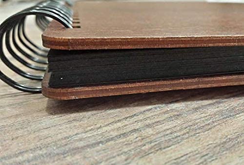 Wooden Wedding Guest Book (8.5"X7" Oak Stain) Personalized Wood Rustic Charm Engraved For Bride And Groom Vintage Monogrammed Unique Anniversary Bridal Guest Registry Guestbook Made In Usa #TOP7