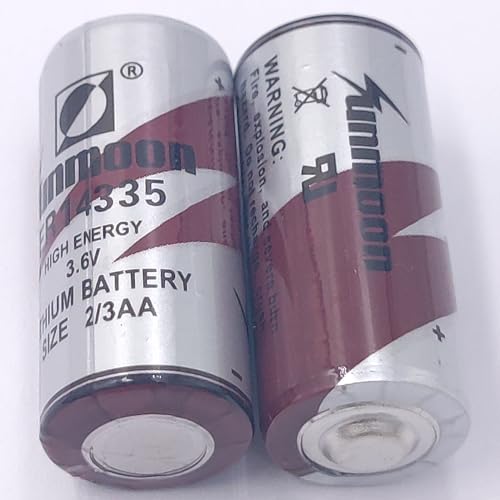 Baterías ER14335 3.6V 1650mAh pack 100 miniatura 4