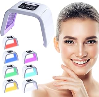 LED Face Mask Light Therapy ,Skin LED Equipment,7 in 1 Color PDT Photon Facial Skin Care Mask Beauty Tools for SPA Salon at Home
