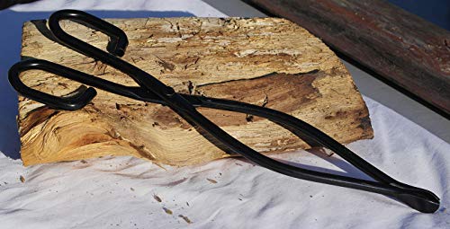 Traditional Large Log/Coal Tongs, Black