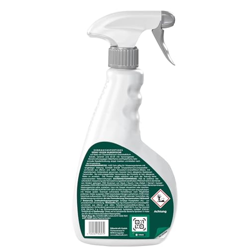 Silberkraft Anti-Silberfischspray 500 ml einschließlich E-Book, schnelle und effektive Kontrolle von Silberfischen, alternativ zu Köderboxen und Fallen