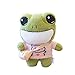 Rana Peluche 30CM Rana Bambola in Maglione Kawaii Peluche Animali Rana Cuscino Decorativo Regali per Bambini Ragazze Compleanno Natale