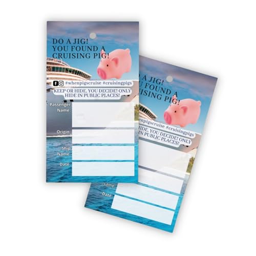 Cartes de canards de croisière perforées pour marquer vos figurines de jeu