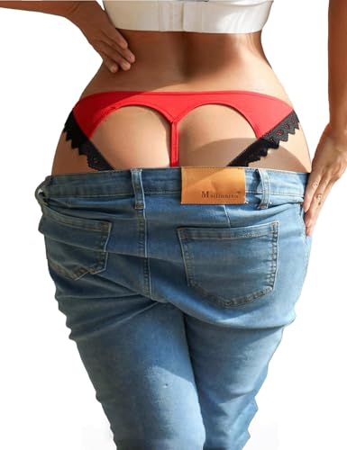 ohyeahlady Mini String Ficelle Ouvert Femme Tanga Dentelle Grande Taille String Sexy Fendu...