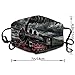 SESLFLKPJK Adult Custom Fit Face Scarf Mask Fashion Scarf for Sports Travel Hiking, Anti Dust Windproof Face Balaclavas (Old Train Dark Sky Half Face Mouth Cover)
