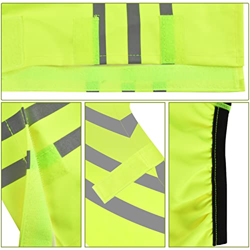 Naapesi Surchaussures de Vélo Imperméable, Couvre Chaussures de Cyclisme, Surchaussure Bike Gaiter avec Bandes Réfléchissantes, Cyclisme Overshoes pour Homme et Femme, XL - Image 5