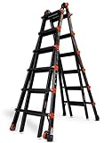 Little Giant 10126BP PRO Series 300-Pound Duty Rating Multi-Use Aluminum Ladder, 26-Foot