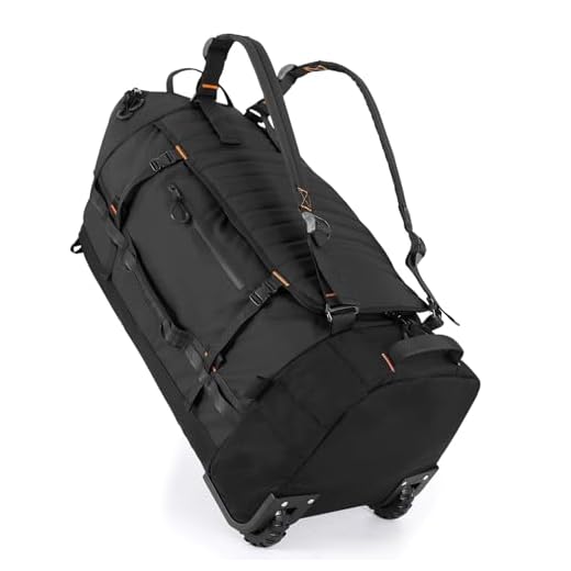 Versatile 30-Inch Rolling Duffle Backpack