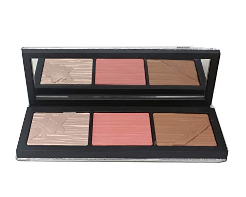 MAC Shiny Pretty Things Face Compact Palette, Fair, with Extra Dimension Skinfinish in String Lights, Extra Dimension Blush in Sweater Weather, Extra Dimension Bronzer in Five Alarm Kiss $63 Value!