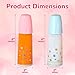 Mommy & Me Magic Bottles - 2 Baby Doll Bottles, Disappearing Milk and Juice Bottles Large Size Especially Bigger for Toddlers