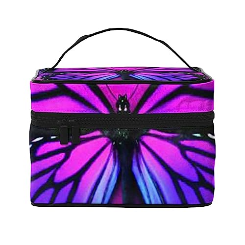Trousse de maquillage de voyage, le cadeau idéal avec motif vélo d'automne et fleurs