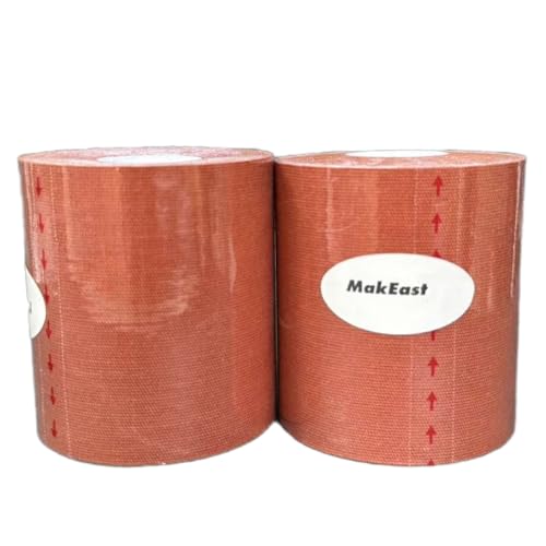 2 Rolls Trans Tape for Transitioning Chest Binding Tape FTM Chest Binder with Nipple Covers Waterproof 3 in X 16.5 ft4
