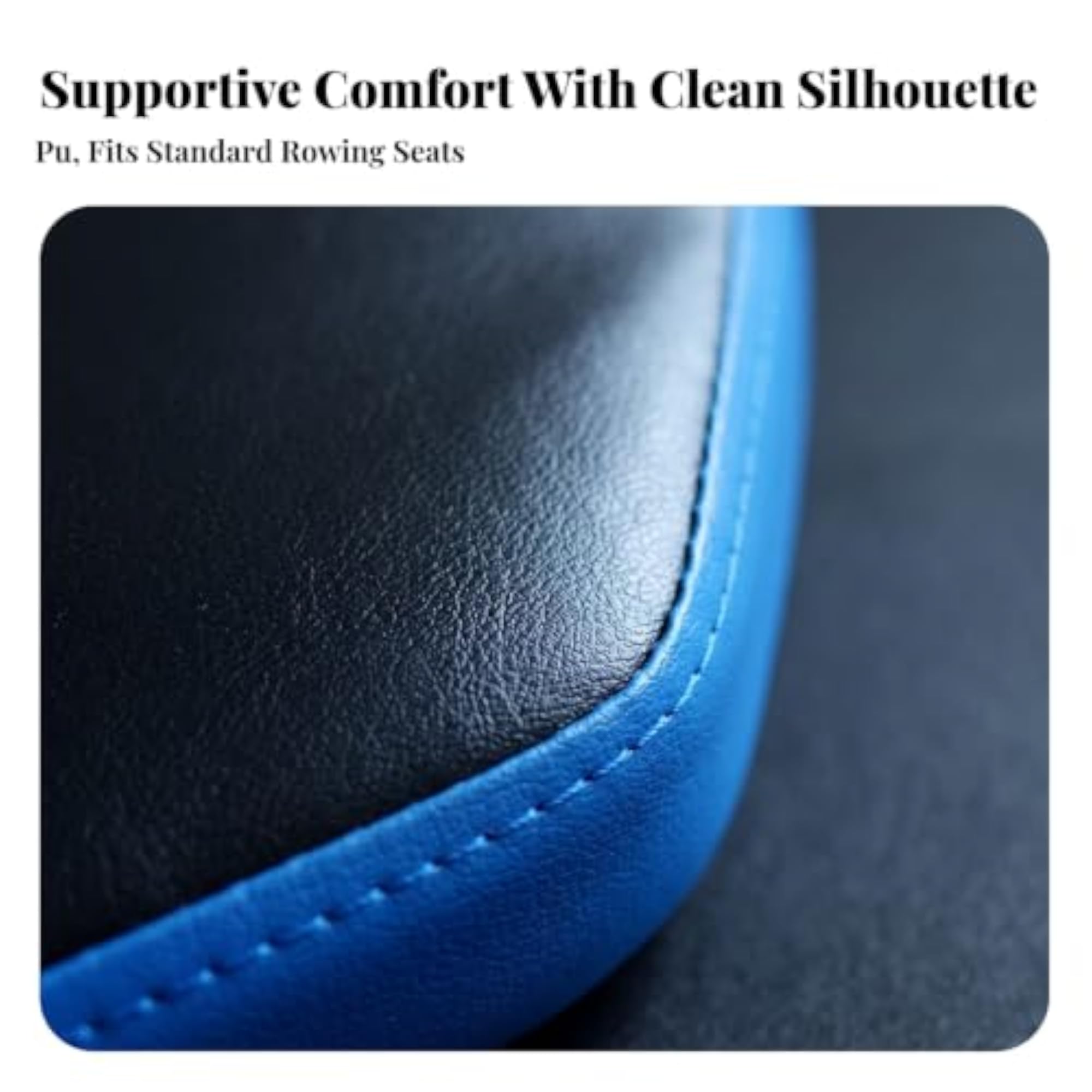 Contoured Rowing Machine Seat Cushion, Non-Slip