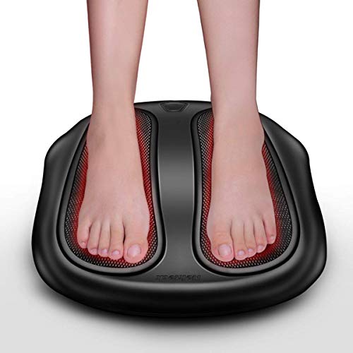 Nekteck Foot Massager With Soothing Heat, Shiatsu Heated Deep Kneading Foot Massager Machine For Plantar Fasciitis, Built-In Infrared Heat Function And Power Cord - Black (Renewed) #TOP1