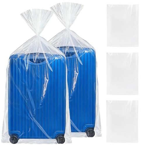 5 Pièces Sac de Rangement Extra Large en Plastique Transparent,120×90cm Sacs Plastique Transparents Grands,Housse Plastiques,Grands Sacs de Rangement en...